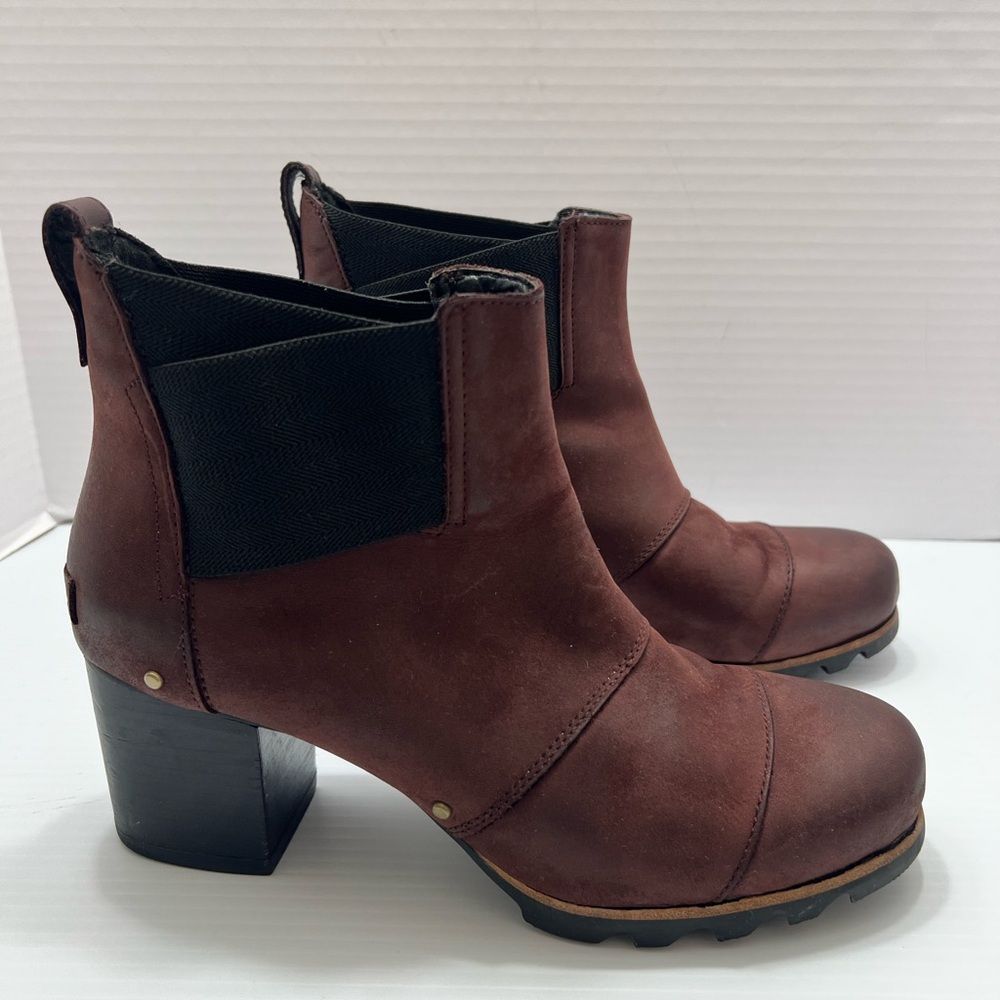 Sorel Women's Dark Brown Heeled Boots